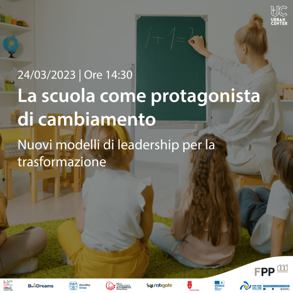 Locandina La scuola come protagonista di cambiamento 1080x1080